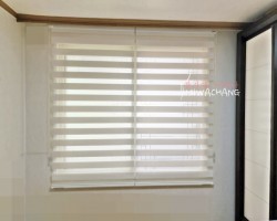 아파트 안방 R화이트 콤비블라인드 시공