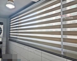 아파트 베란다 올리브 콤비블라인드 시공