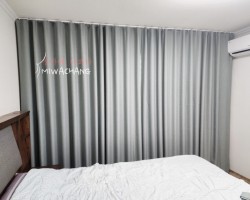 아파트 안방 민트 암막커튼 시공