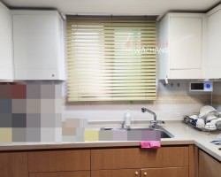 아파트 주방 연그린 우드블라인드 시공