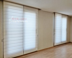 아파트 작은방(확장) 화이트 콤비블라인드 시공