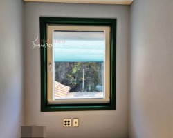 주택 계단창 허니콤쉐이드 시공