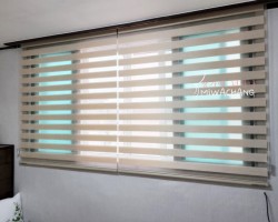 주택 안방 머쉬룸 콤비블라인드 시공