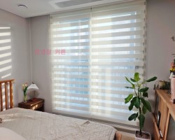 풍림아이원 작은방 화이트 콤비블라인드 시공