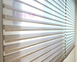 풍림아이원 작은방 브라운 암막 트리플쉐이드 시공