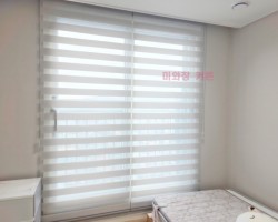 풍림아이원 작은방 라이트그레이 콤비블라인드 시공