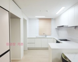 풍림아이원 주방창 피치 알루미늄블라인드 시공