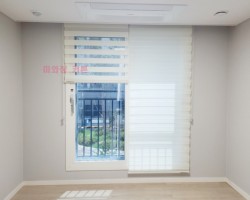 풍림아이원 작은방 아이보리 콤비블라인드 시공