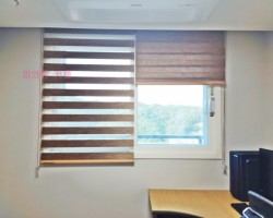 풍림아이원 작은방 카키 콤비블라인드 시공