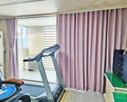 라벤더핑크 암막 커튼